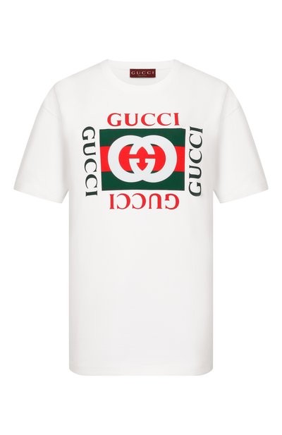 Женская хлопковая футболка GUCCI, арт. 788093/XJGL3