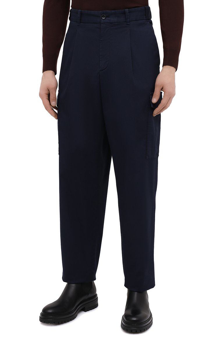 Хлопковые брюки-карго GIORGIO ARMANI, арт. 1SGPP0GT/T02EY, фото 1