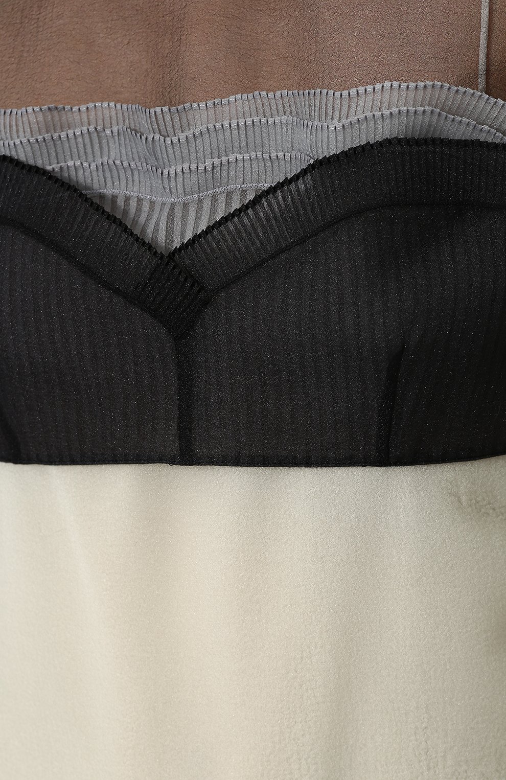 Мини-платье с фестонами и воротником-стойкой PRADA, арт. P35Y2-1QLV-F0391, фото 5