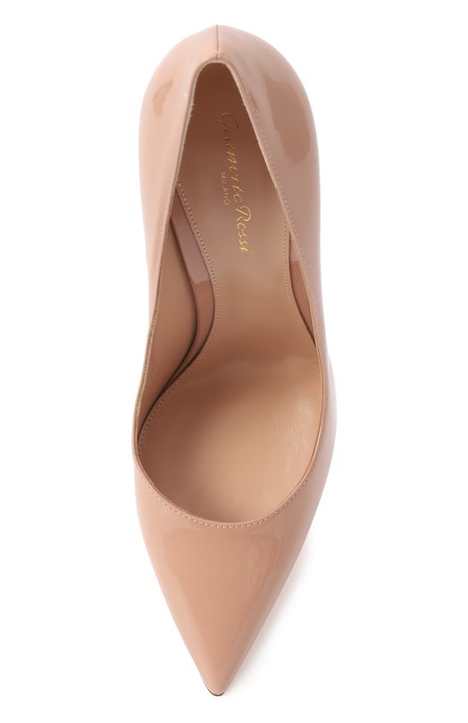 Кожаные туфли Gianvito 105 Gianvito Rossi G28470.15RIC.VERPEAH Бежевый  G28470.15RIC.VERPEAH Фото 6