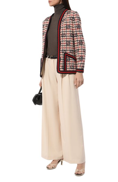 Жакет GUCCI красного цвета по цене 374400 руб., арт. 610060/ZADEH, фото 2 Жакет GUCCI, арт. 610060/ZADEH, фото 2