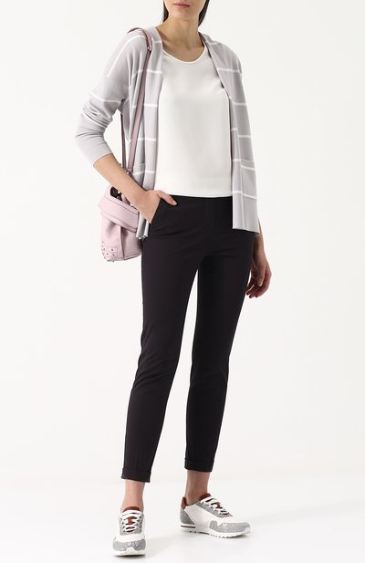 Комбинированные кроссовки wind с отделкой из кожи ящерицы LORO PIANA, арт. FAI1025, фото 2