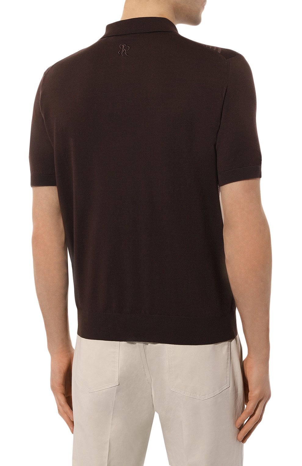 Поло из шелка и хлопка STEFANO RICCI, арт. K818047P31/F23175, фото 4