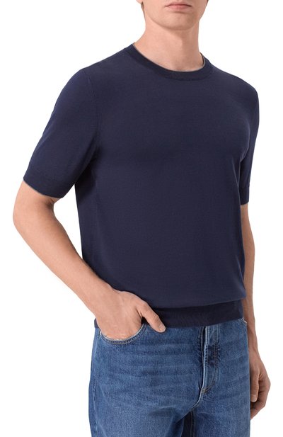 Хлопковый джемпер BRUNELLO CUCINELLI, арт. M29805200, фото 3