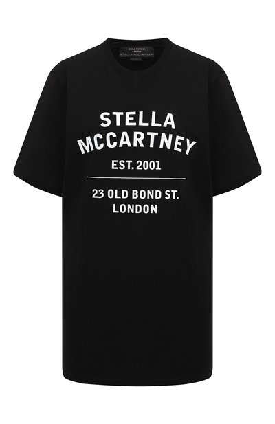 Женская хлопковая футболка STELLA MCCARTNEY, арт. 601849/SMP86
