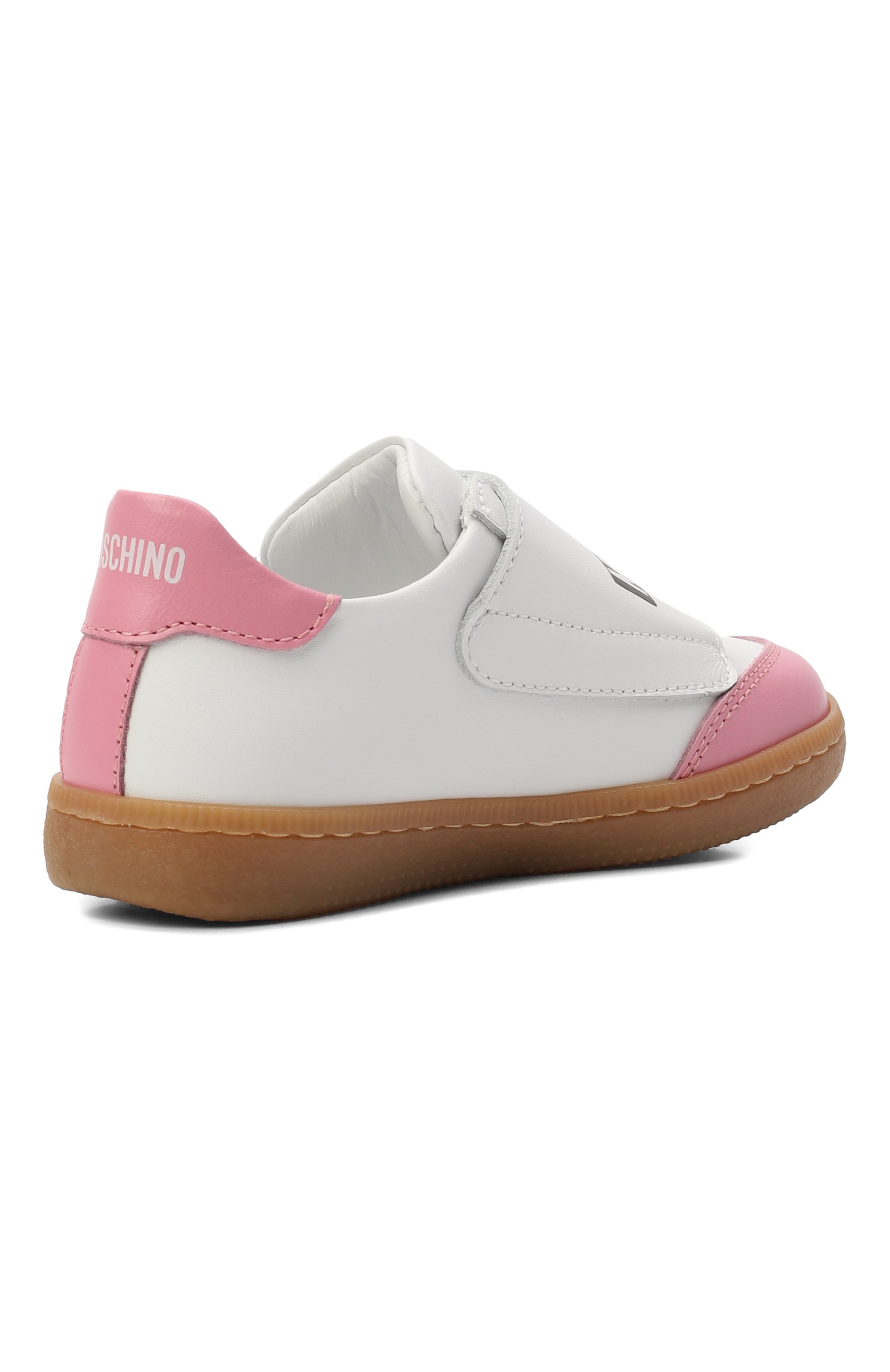 Кожаные кеды MOSCHINO, арт. 83057/VAR3, фото 3