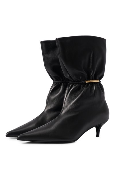 Женские кожаные ботильоны sphynx 45 BALMAIN, арт. HN0TE309/LNAP