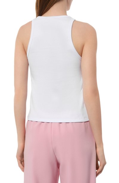 Хлопковая майка MSGM, арт. 3741MDT77/247794, фото 4