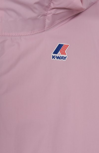 Утепленная куртка K-WAY розового цвета по цене 15700 руб., арт. K7141FW/3A-8A, фото 3 Утепленная куртка K-WAY, арт. K7141FW/3A-8A, фото 3