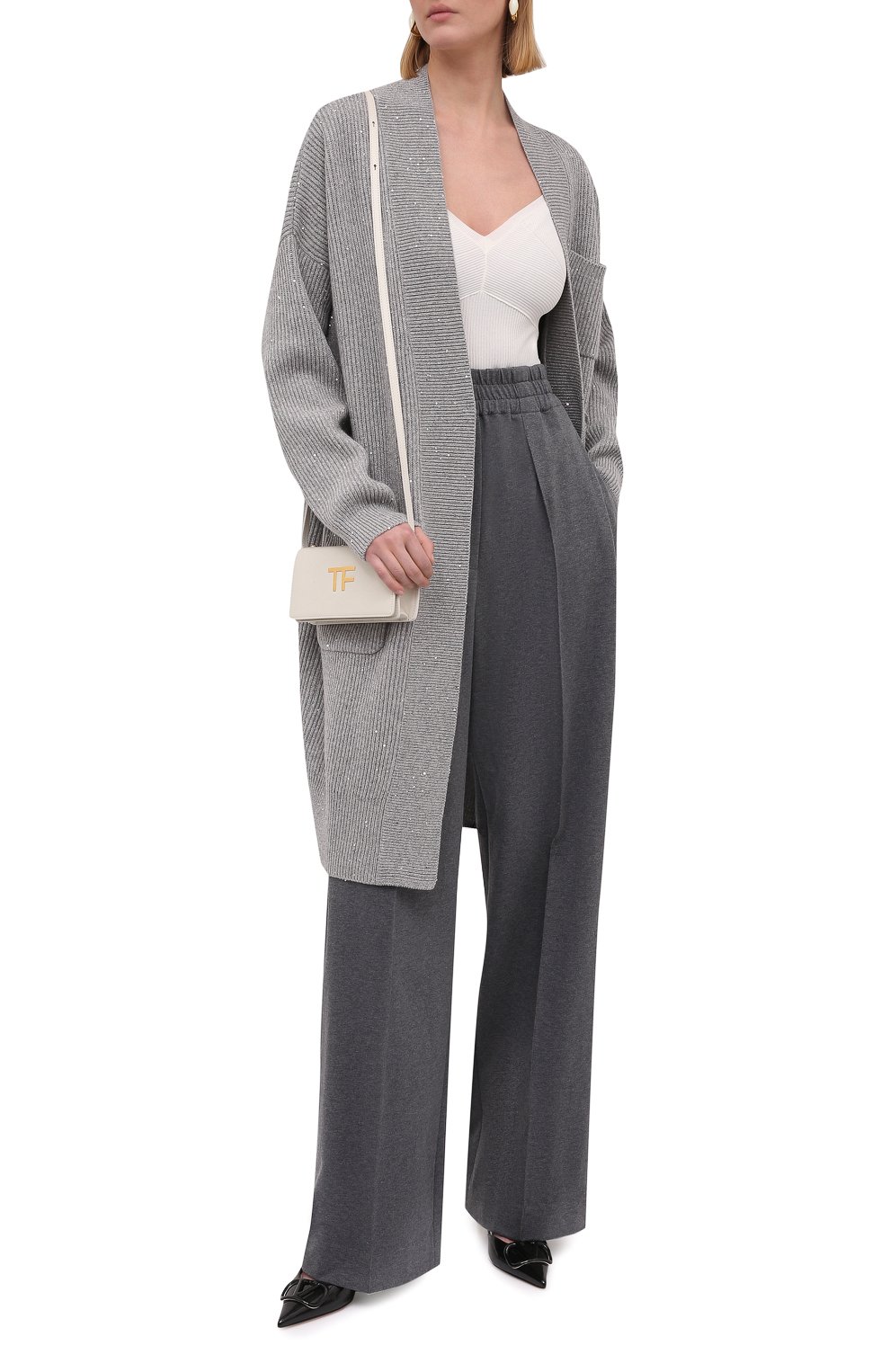 Кардиган из смеси кашемира и шерсти BRUNELLO CUCINELLI, арт. MBM755806, фото 2