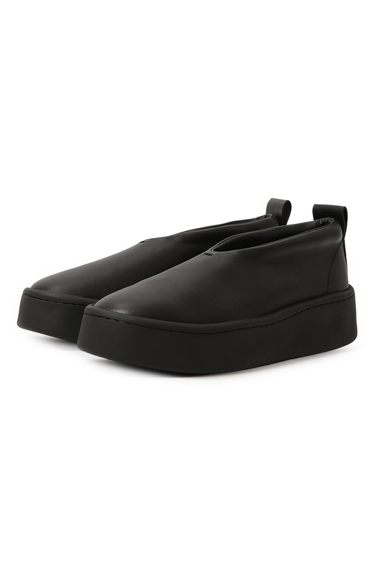 фото Кожаные слипоны jil sander