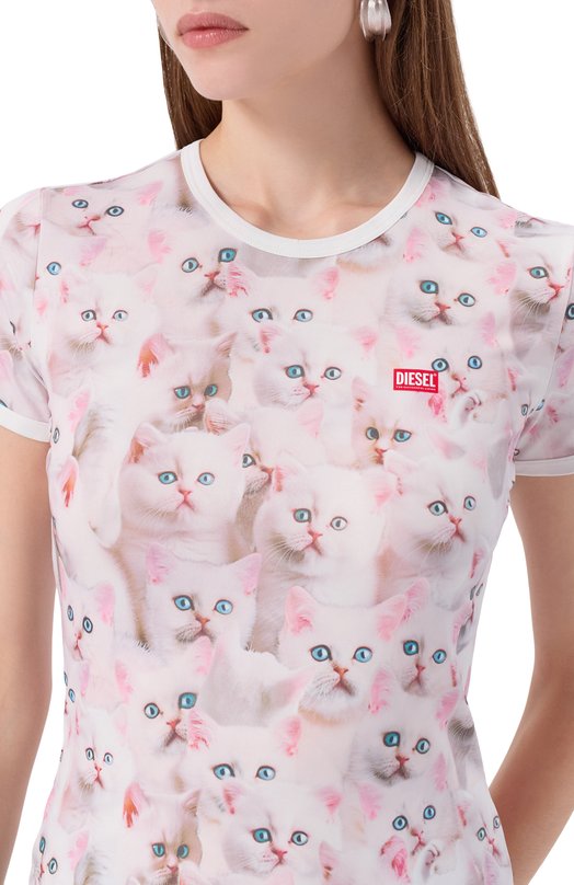 Футболка Diesel A18555/0JLCC Белый  A18555/0JLCC Фото 5