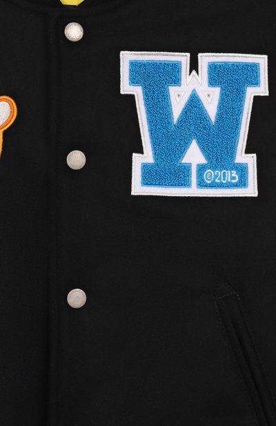 Шерстяной бомбер OFF-WHITE, арт. 0BEH001F23FAB001, фото 3