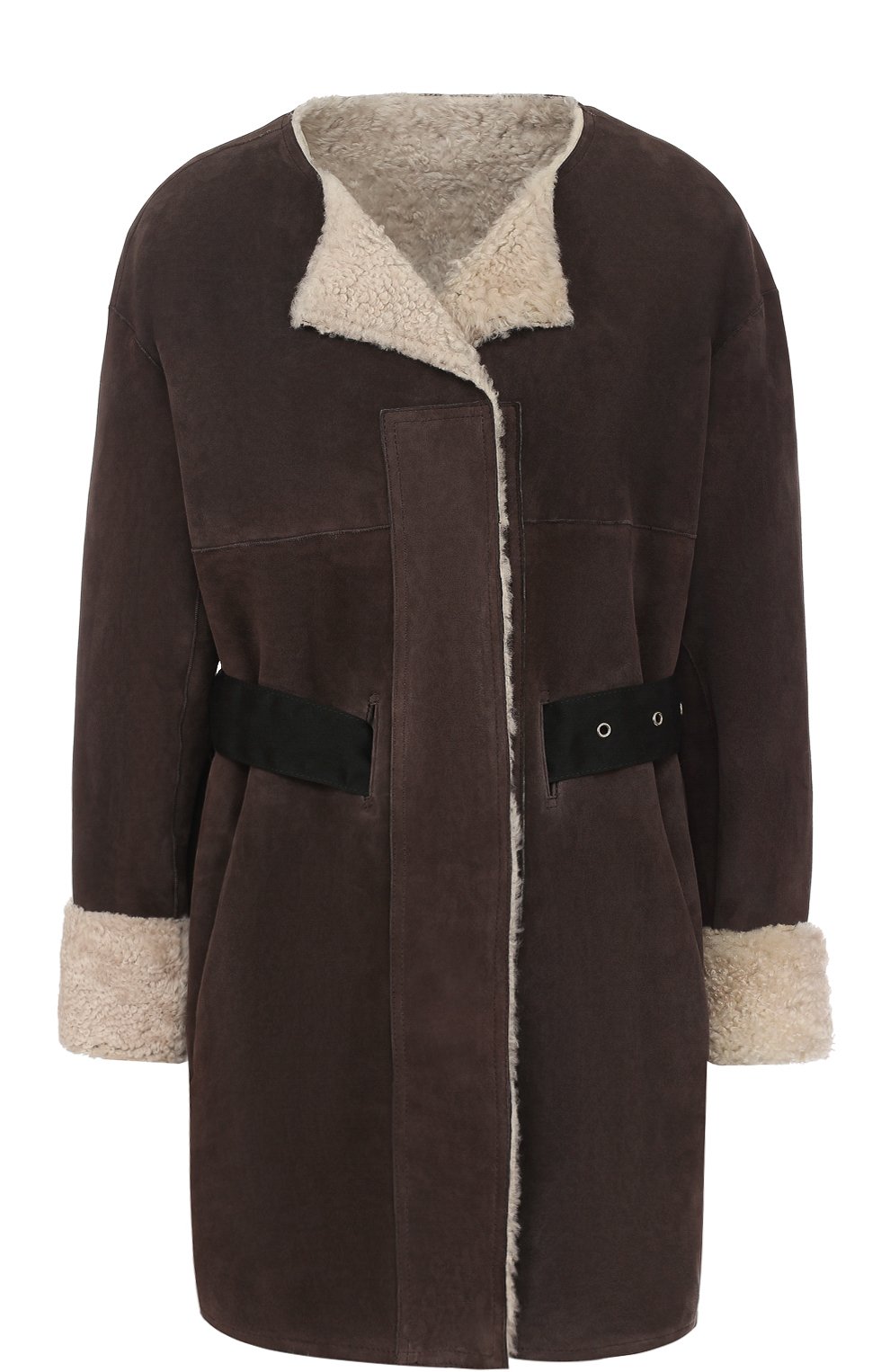 Приталенная дубленка с поясом ISABEL MARANT, арт. MA0278-17A001I/ARSENE, фото 1