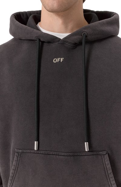 Хлопковое худи OFF-WHITE, арт. 0MBB085S25FLE00P, фото 5