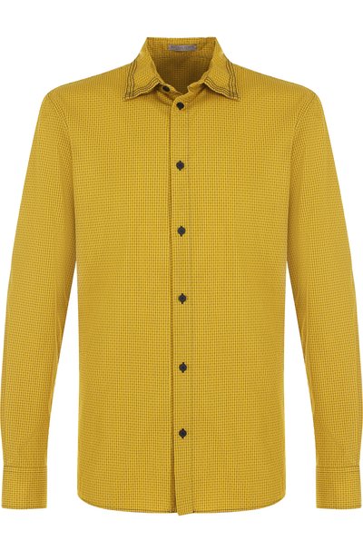 Хлопковая рубашка с воротником кент BOTTEGA VENETA, арт. 517138/VEP40, фото 1