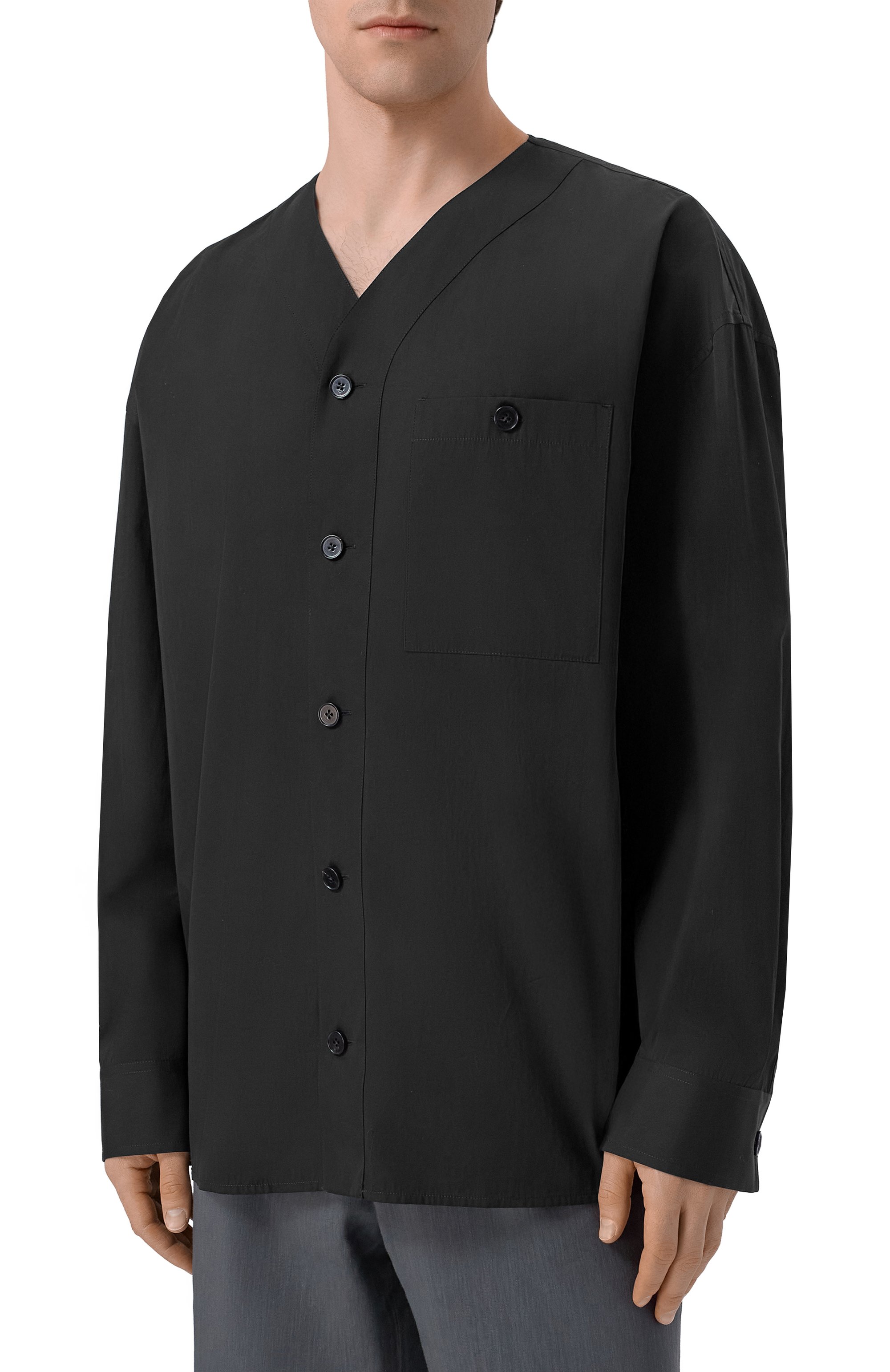 Хлопковая рубашка JIL SANDER, арт. J47DL0177/J45292, фото 3