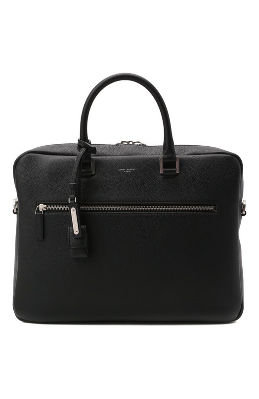 Кожаная сумка для ноутбука Sac de Jour Saint Laurent 656670/DTI0E Чёрный 656670/DTI0E