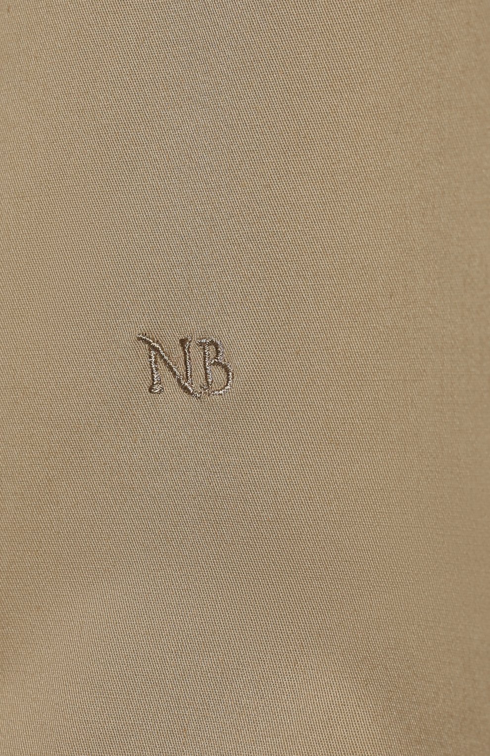 Хлопковая рубашка NOBLE&BRULEE темно-бежевого цвета по цене 42000 руб., арт. NB111021/41, фото 5 Хлопковая рубашка NOBLE&BRULEE, арт. NB111021/41, фото 5