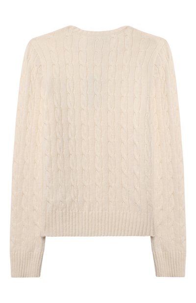 Шерстяной пуловер RALPH LAUREN кремового цвета по цене 16300 руб., арт. 313702223, фото 2 Шерстяной пуловер RALPH LAUREN, арт. 313702223, фото 2