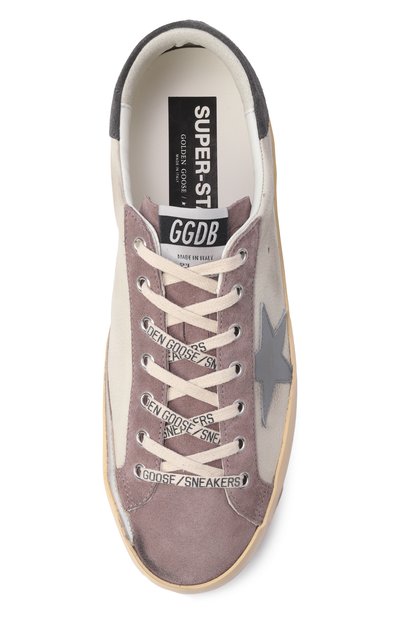 Кожаные кеды super-star GOLDEN GOOSE DELUXE BRAND, арт. GMF00101.F008112, фото 5