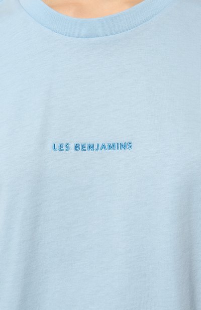 Хлопковая футболка LES BENJAMINS, арт. LB23SSESSFU0T-303, фото 5