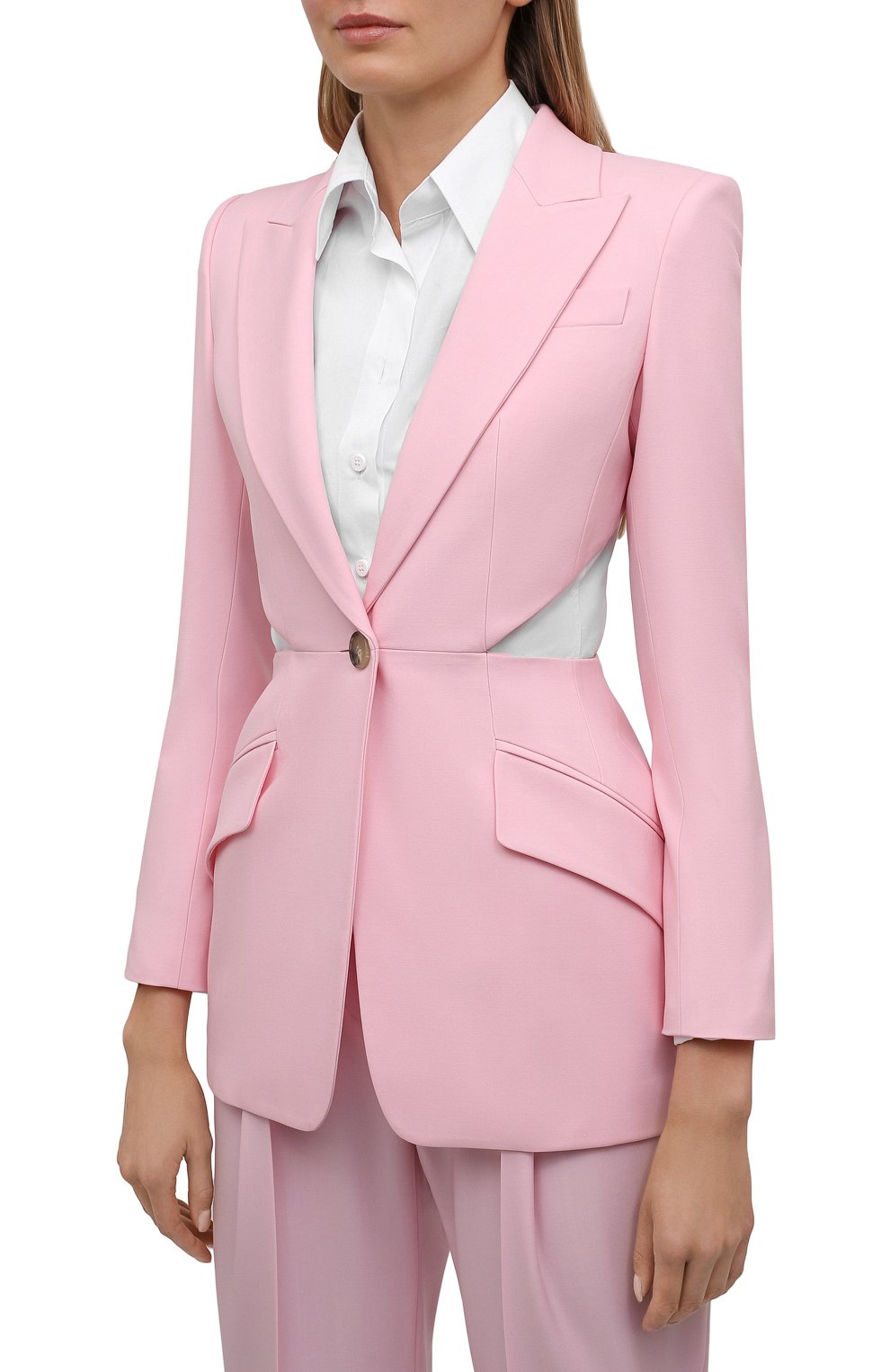 Шерстяной жакет ALEXANDER MCQUEEN, арт. 621316/QJACA, фото 3