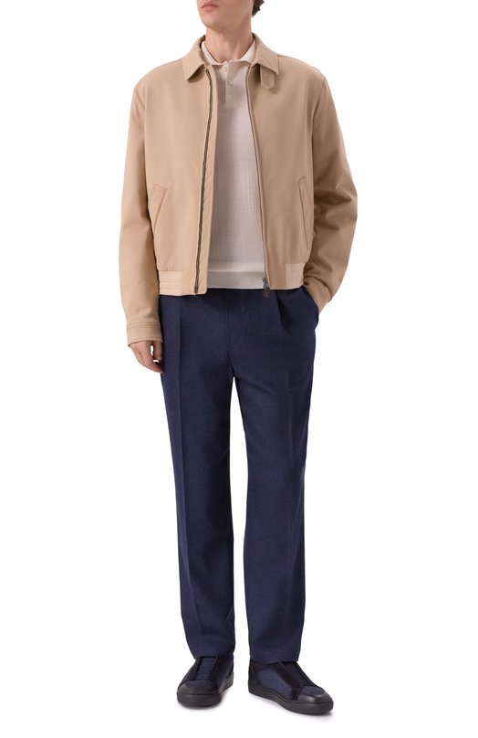 Шерстяные брюки Jacob Cohen JUM_PT017 001 S3679 RW Синий  JUM_PT017 001 S3679 RW Фото 2