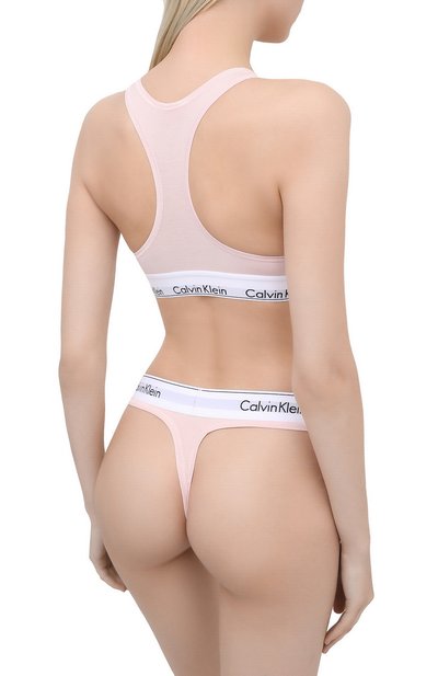 Трусы-стринги CALVIN KLEIN розового цвета по цене 2730 руб., арт. F3786E, фото 3 Трусы-стринги CALVIN KLEIN, арт. F3786E, фото 3