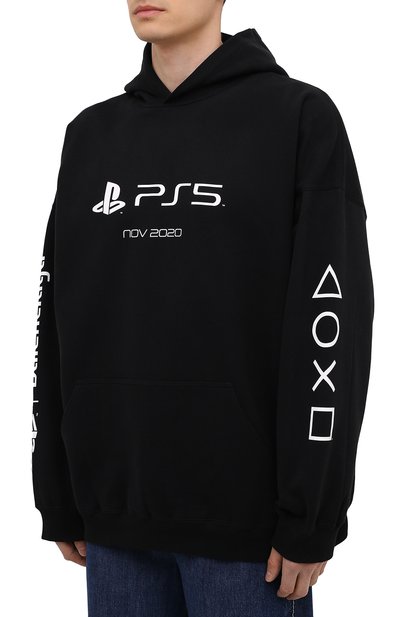 Хлопковое худи BALENCIAGA, арт. 651799/TKVF4, фото 3