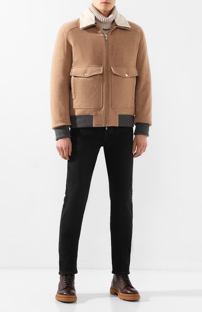 Кожаные ботинки BRUNELLO CUCINELLI, арт. MZUCPAI855, фото 2