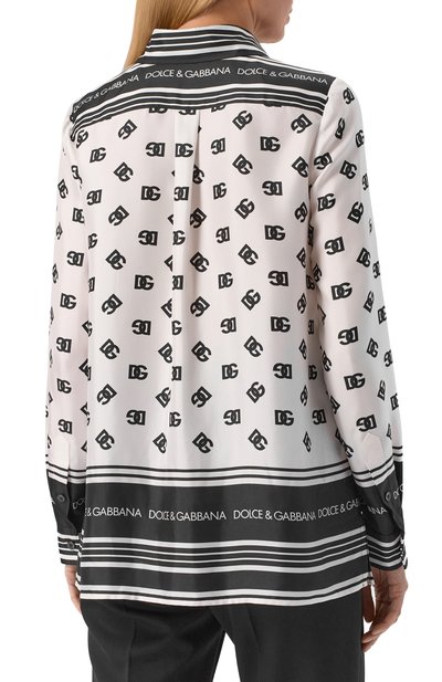 Шелковая блузка DOLCE & GABBANA, арт. F5S48T/HI1Z6, фото 4