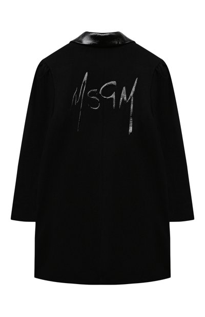 Шерстяное пальто MSGM KIDS, арт. MS027797, фото 2