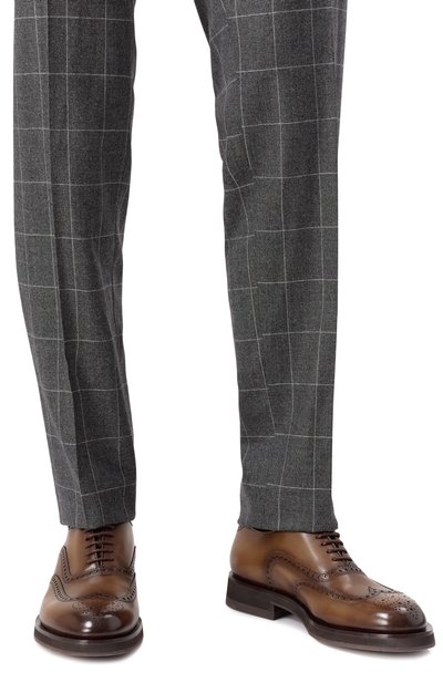 Кожаные оксфорды conor SANTONI, арт. MCCG18536JW2BNTG, фото 3