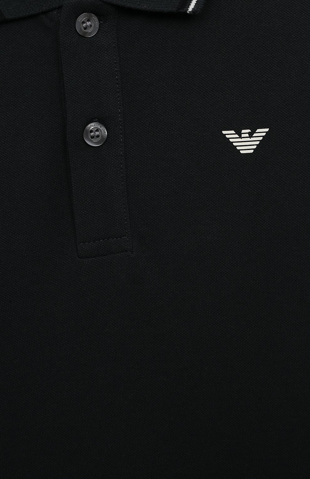Хлопковое поло EMPORIO ARMANI, арт. 8N4FB3/1JPTZ, фото 3
