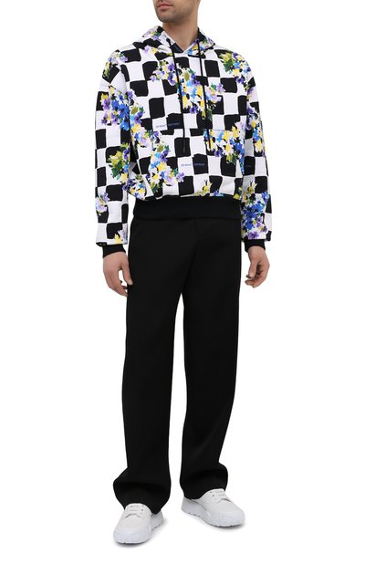 Хлопковое худи OFF-WHITE, арт. 0MBB037S21FLE010, фото 2