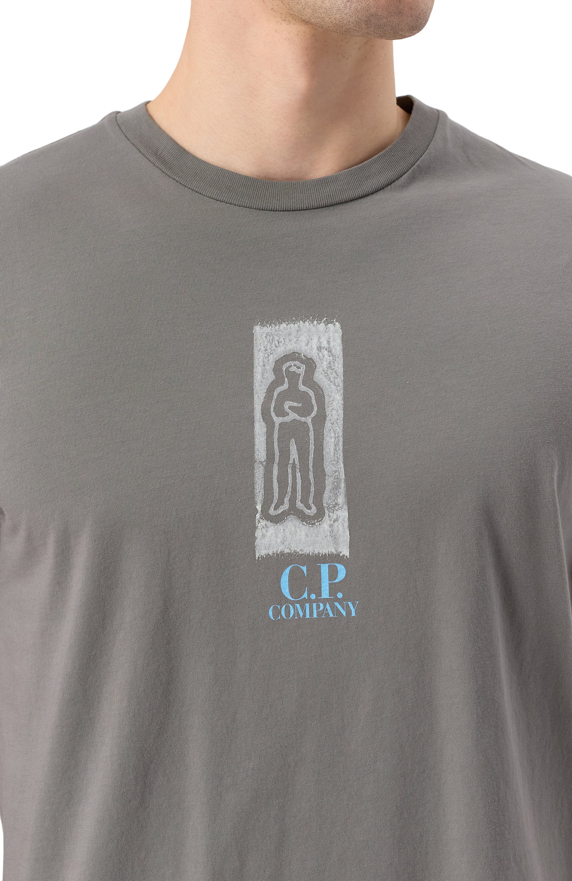 Хлопковая футболка C.P. COMPANY, арт. 18CMTS310A005431G, фото 5