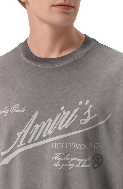 Хлопковая футболка AMIRI, арт. AMT0JR1194, фото 5