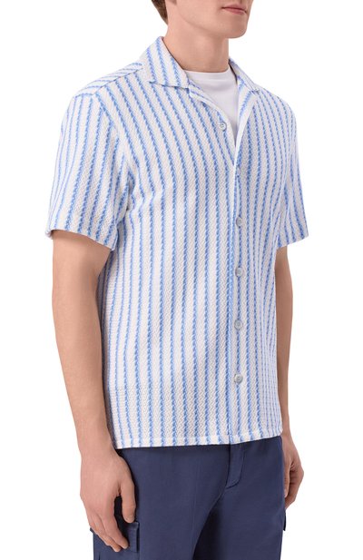 Хлопковая рубашка ANDREA CAMPAGNA, арт. HAVANA SHIRT/EE133, фото 3