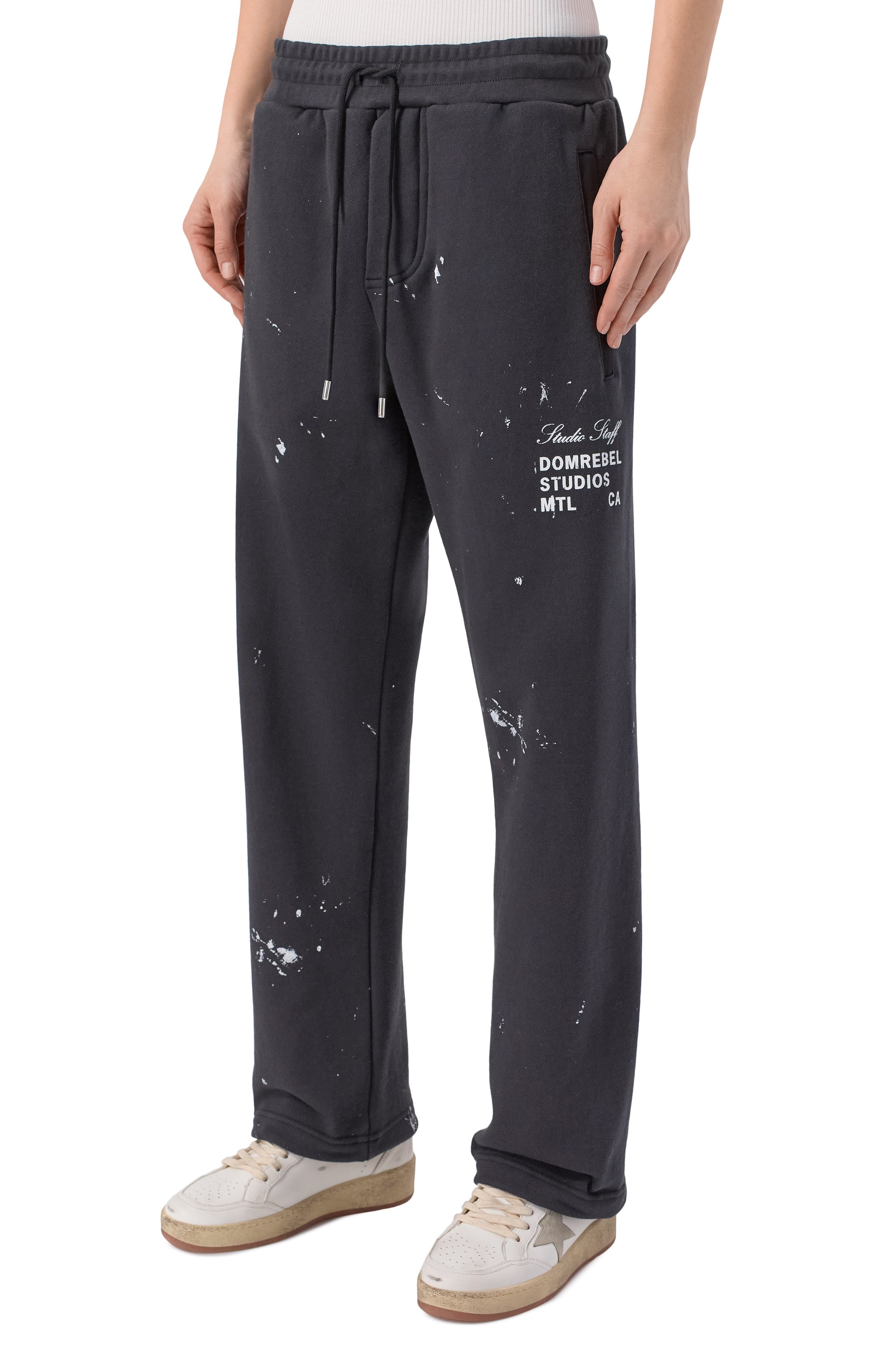 Хлопковые брюки DOMREBEL, арт. STAFF/SWEATPANTS, фото 3