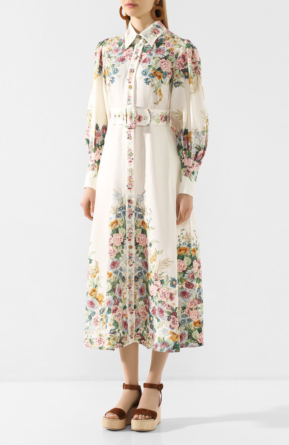 Льняное платье ZIMMERMANN, арт. 8181DWAV, фото 3