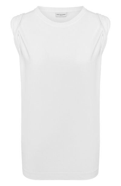 Женская хлопковая футболка DRIES VAN NOTEN, арт. 201-11179-9617