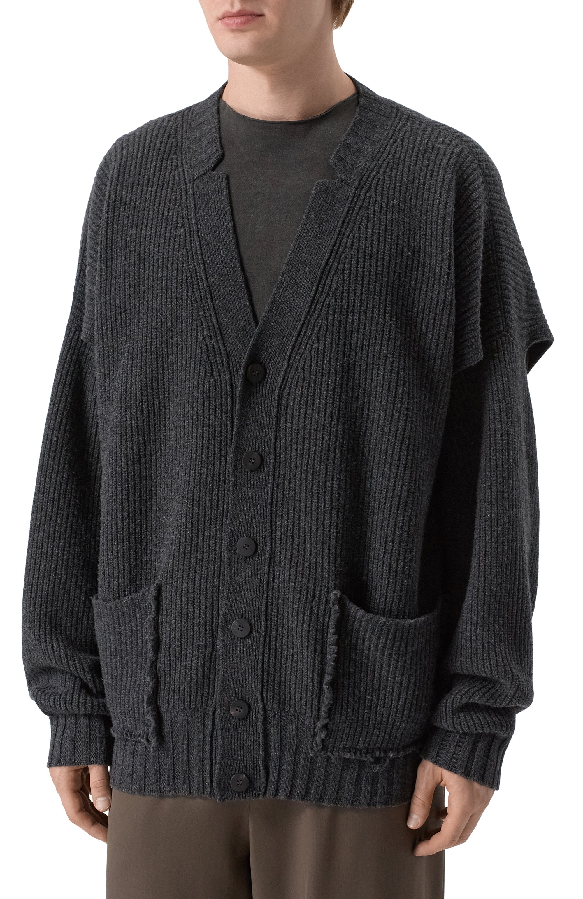 Кардиган из кашемира и шерсти ISABEL BENENATO, арт. UK41S26, фото 3