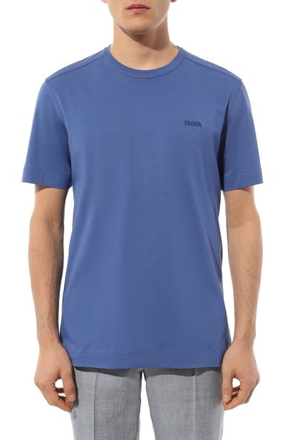 Хлопковая футболка ZEGNA, арт. UD360A7/D760, фото 3