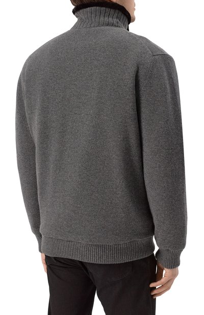 Кашемировый бомбер с подкладкой из бобра KANGRA, арт. 9150/09 02, фото 4