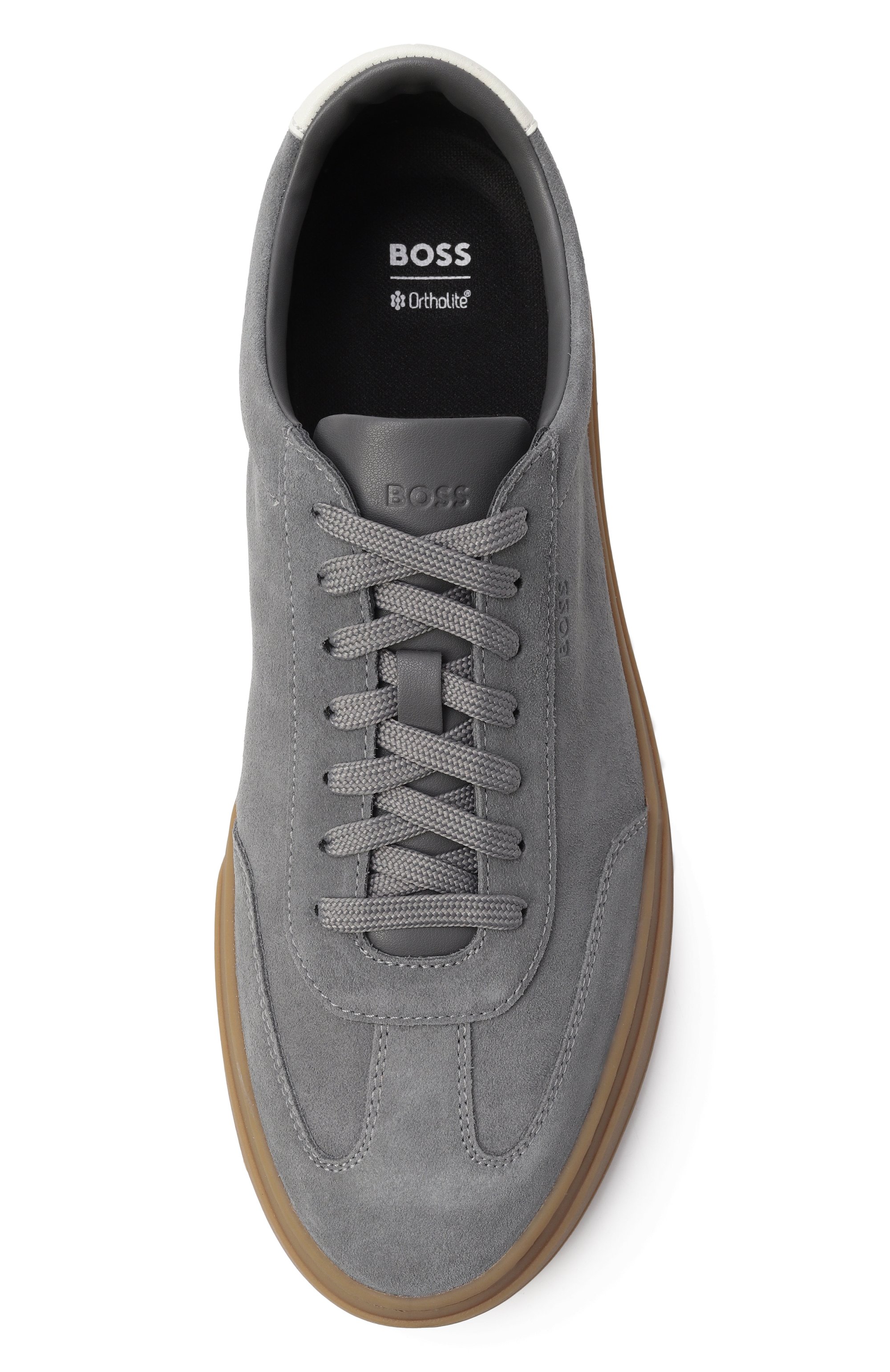 Замшевые кеды kieran BOSS, арт. 50548715, фото 5