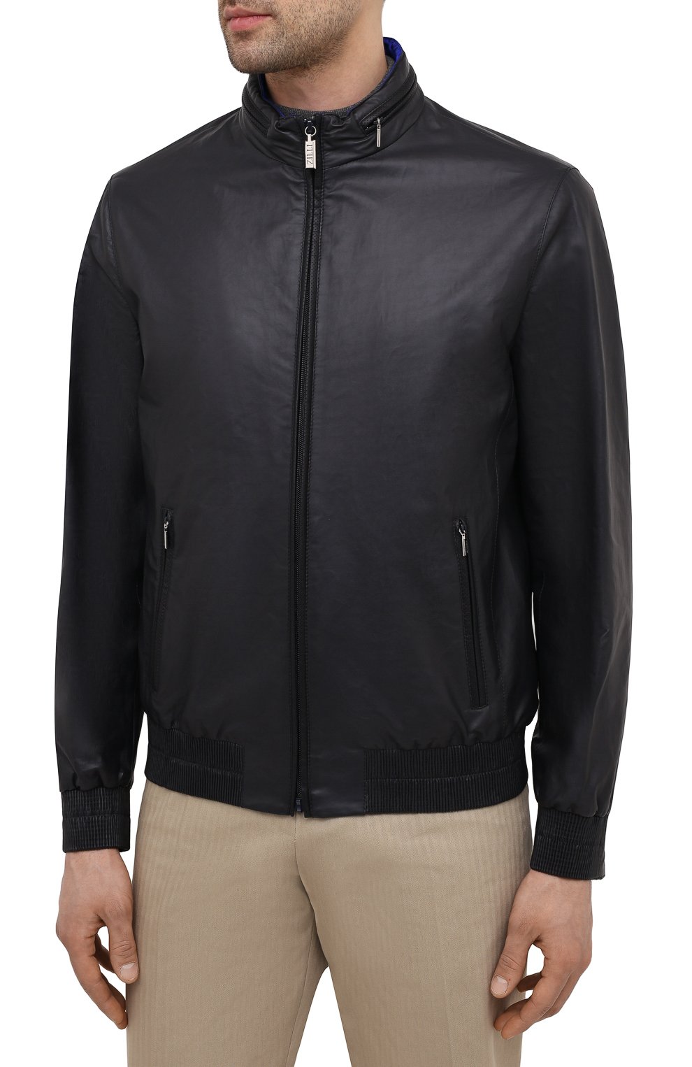 Кожаный бомбер ZILLI SPORT, арт. MAU-ZS31P-JACKE/0001, фото 3