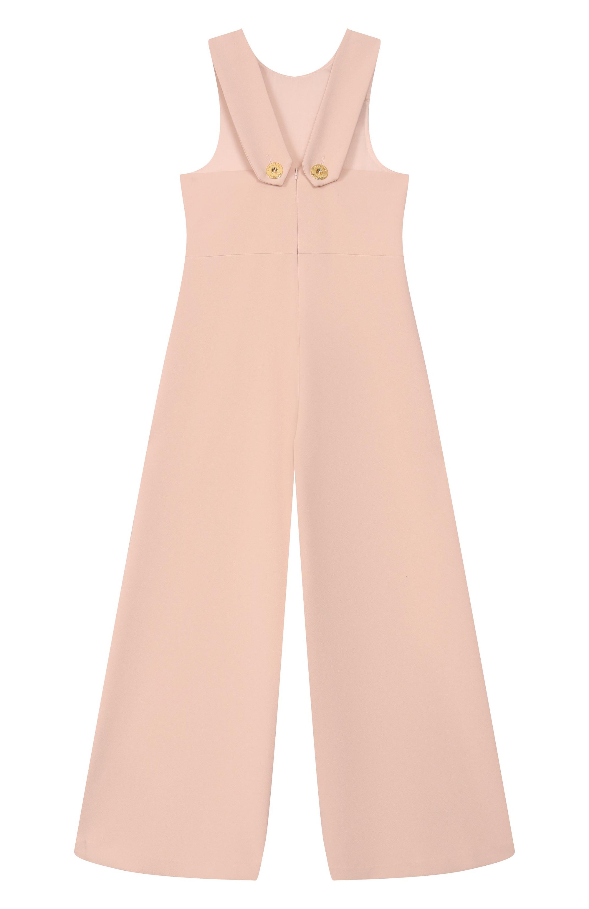 Комбинезон ELISABETTA FRANCHI LA MIA BAMBINA светло-розового цвета по цене 39100 руб., арт. EFTA1150/GA022_001, фото 2 Комбинезон ELISABETTA FRANCHI LA MIA BAMBINA, арт. EFTA1150/GA022_001, фото 2