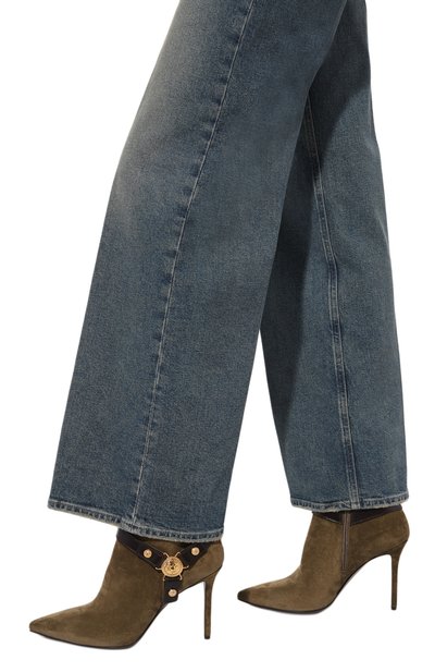 Замшевые ботильоны eva 95 BALMAIN, арт. DN0TE012/LSAL, фото 3