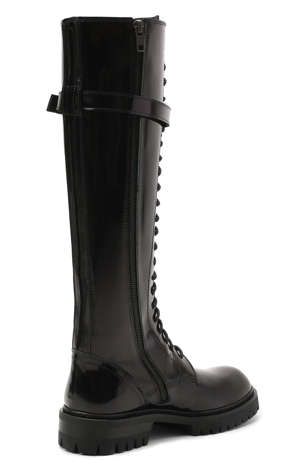 Кожаные сапоги ANN DEMEULEMEESTER черного цвета по цене 87850 руб., арт. 2014-2830-386-099, фото 4 Кожаные сапоги ANN DEMEULEMEESTER, арт. 2014-2830-386-099, фото 4